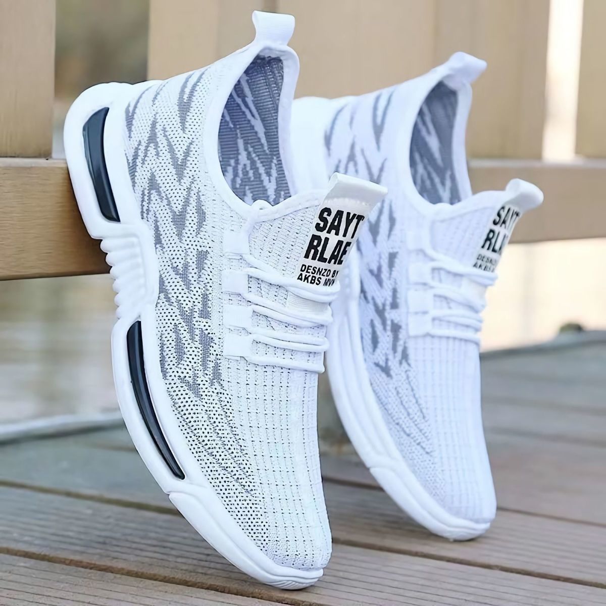 Men'S Shoes For Gym - Sepatu Sneakers Kasual Pria 2026, Bernapas,