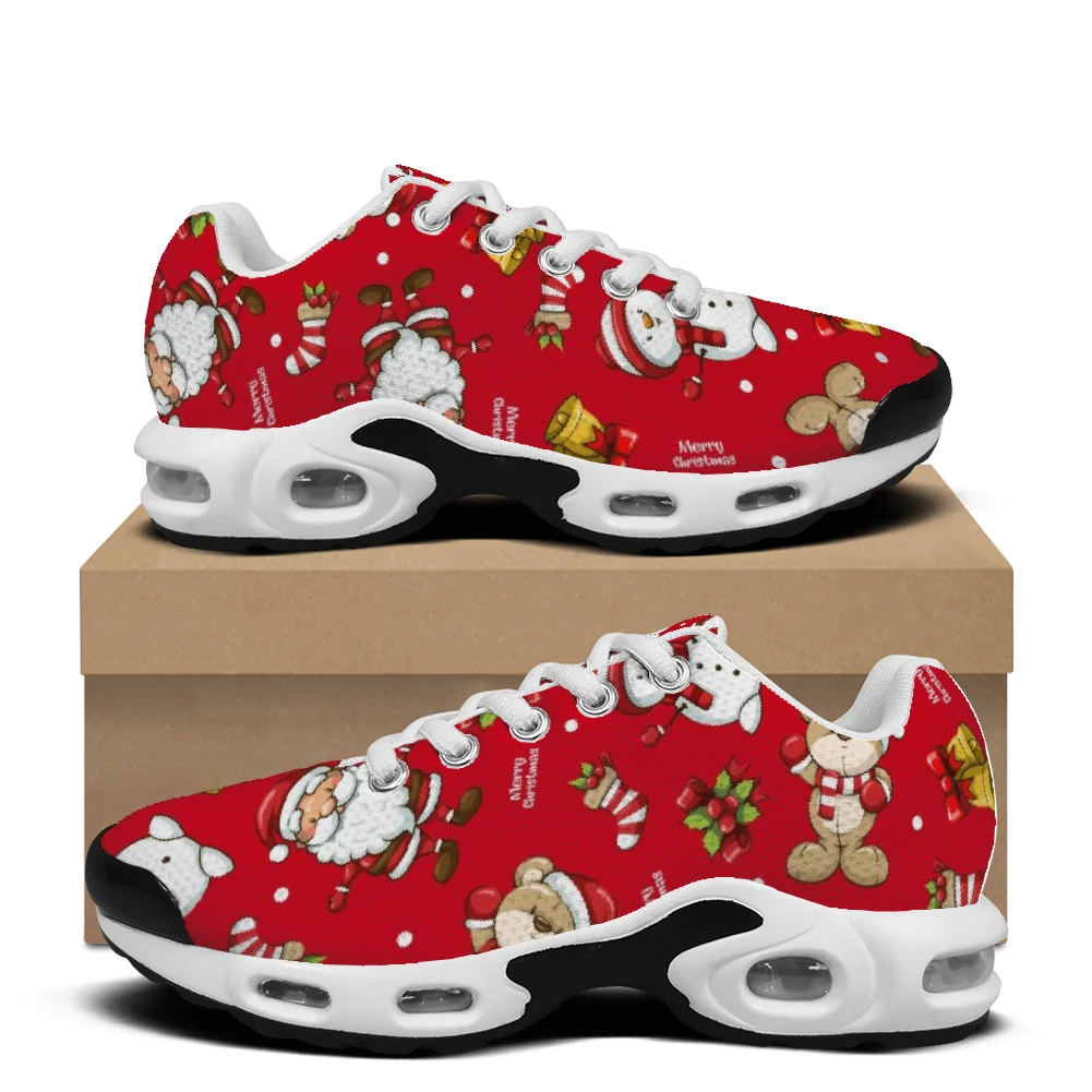 Men Shoes Red - Sepatu kasual bertema Natal warna merah