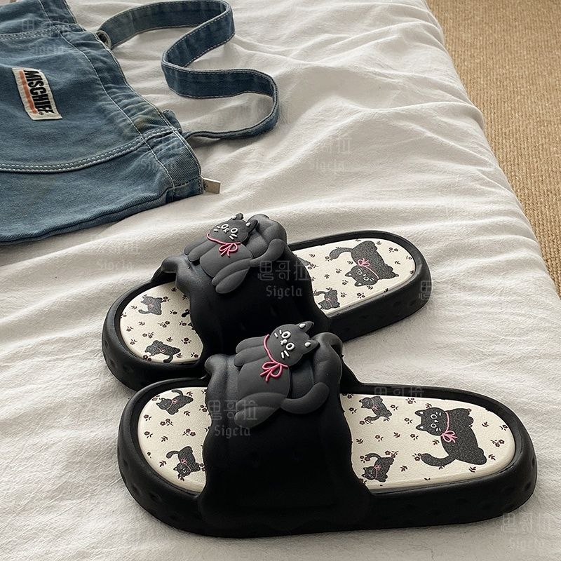 Men'S Shoes Non Slip - Sandal Wanita Beruang Lucu Motif Sandal