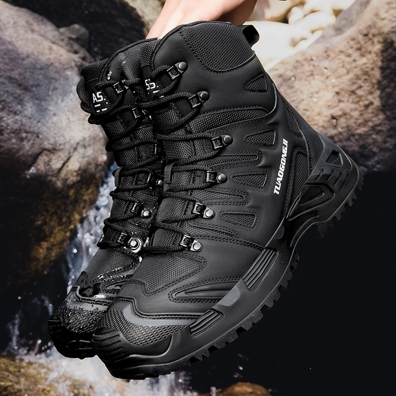 Men'S Shoes Hiking - Sepatu Hiking Taktis Luar Ruangan Ukuran
