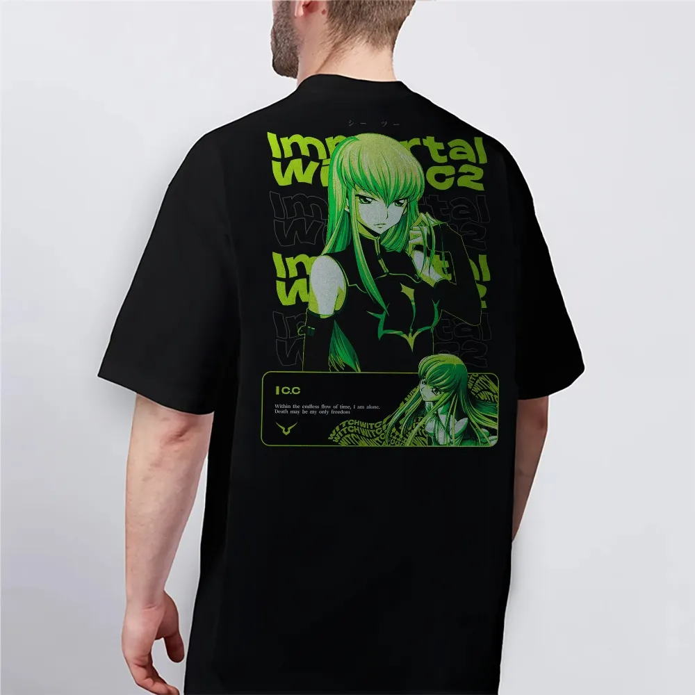 Kaos Code Geass Baru C.C. Kaos - Men Shoes Quotes ulasan dan harga