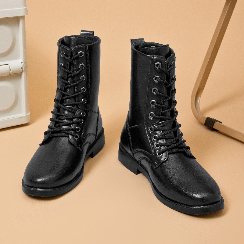 Sepatu Bot Kulit Tinggi Anti S - Men'S Shoes Hiking ulasan dan harga
