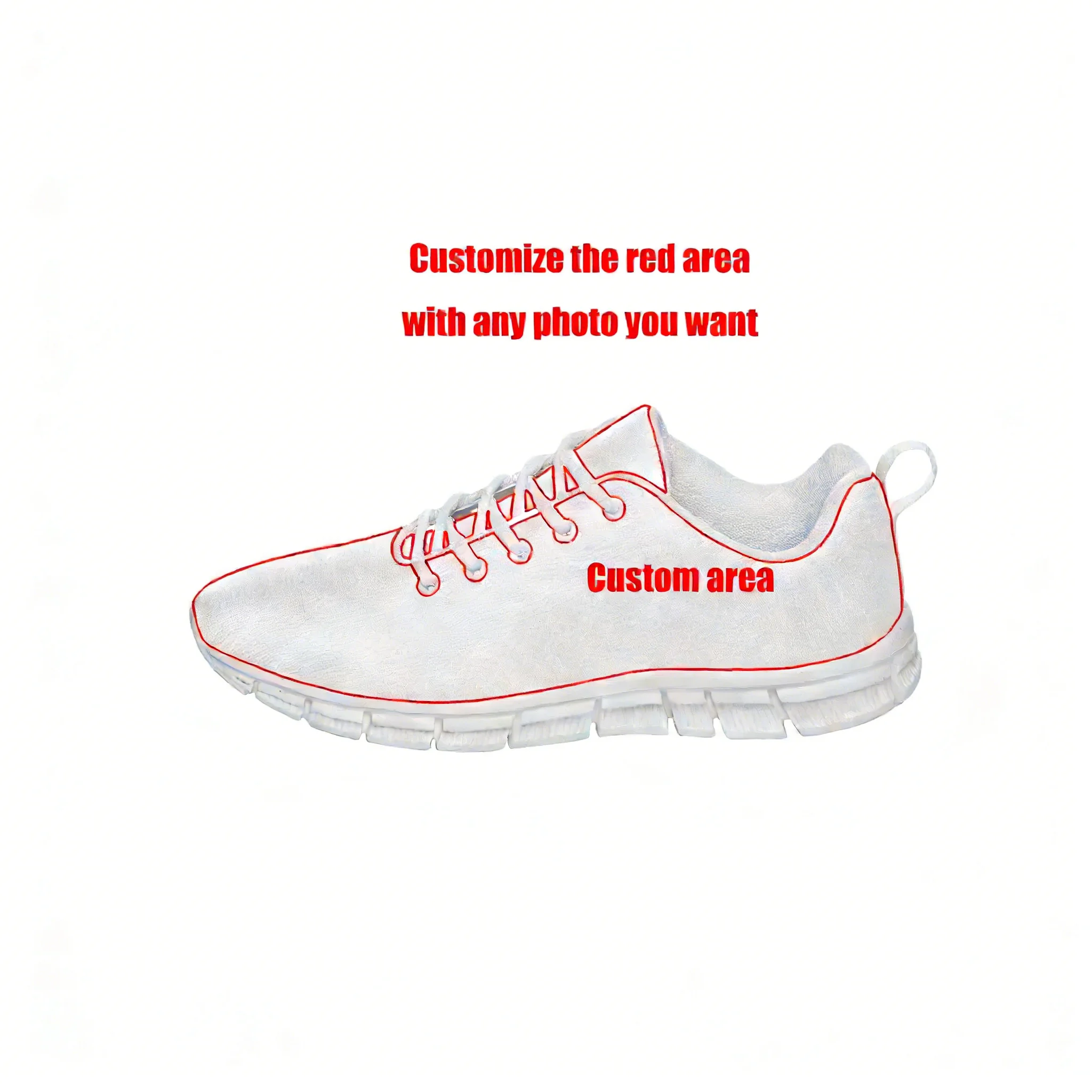 Sepatu Kustom Olahraga Red Bal - Men Shoes Red ulasan dan harga