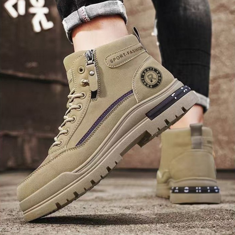 Sepatu Boots Kerja Pria Retro  - Men'S Shoes Hiking ulasan dan harga