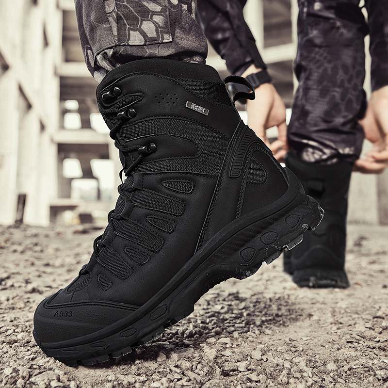 Sepatu Bot Taktis Pria Baru Se - Men'S Shoes Hiking ulasan dan harga
