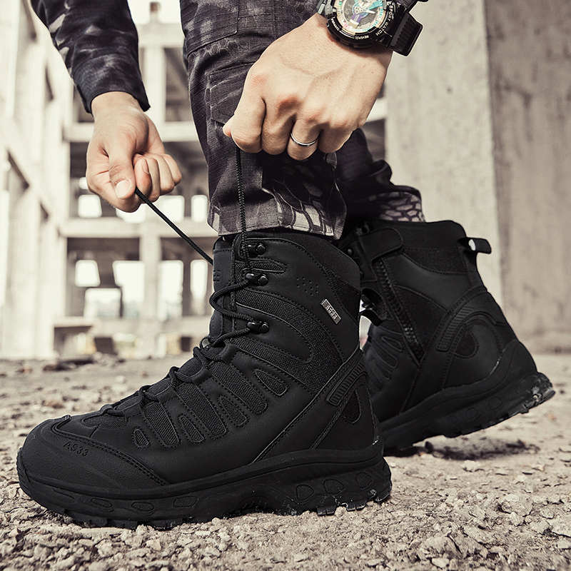 Sepatu Bot Taktis Pria Baru Se - Men'S Shoes Hiking ulasan dan harga