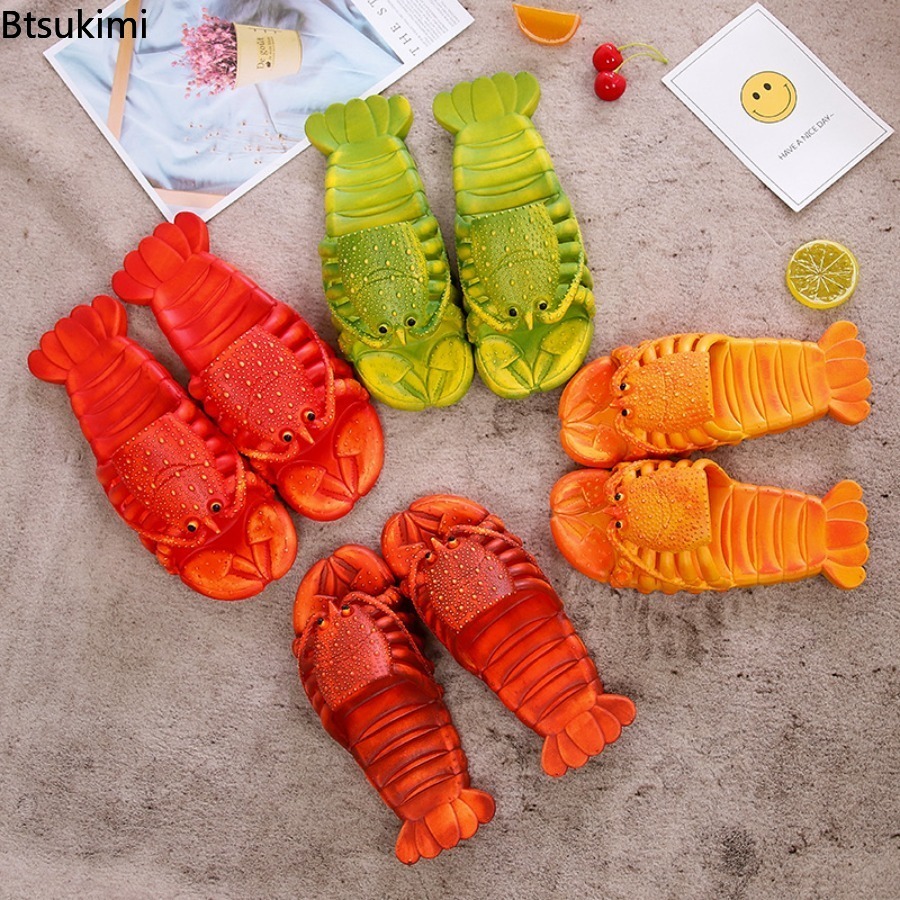Sandal Lobster Kartun Musim Pa - Men'S Shoes Non Slip ulasan dan harga