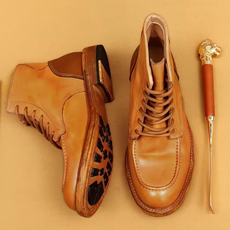 Sepatu Bot Kulit Goodyear Berk - Men'S Shoes Hiking ulasan dan harga