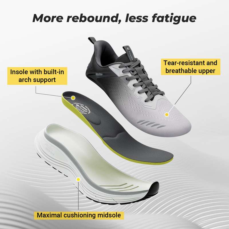 Sepatu Sneakers Pria FitVille  - Men'S Shoes For Gym ulasan dan harga