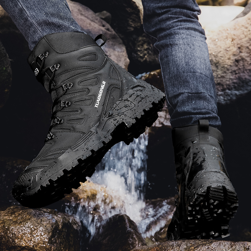 Sepatu Hiking Taktis Luar Ruan - Men'S Shoes Hiking ulasan dan harga